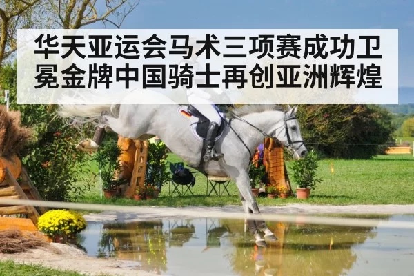 华天亚运会马术三项赛成功卫冕金牌中国骑士再创亚洲辉煌